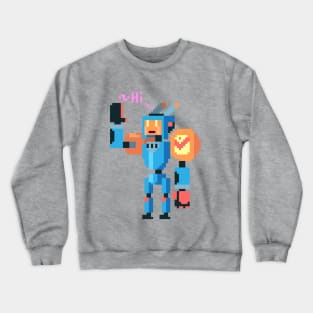 Pixel Robot 64bit Crewneck Sweatshirt